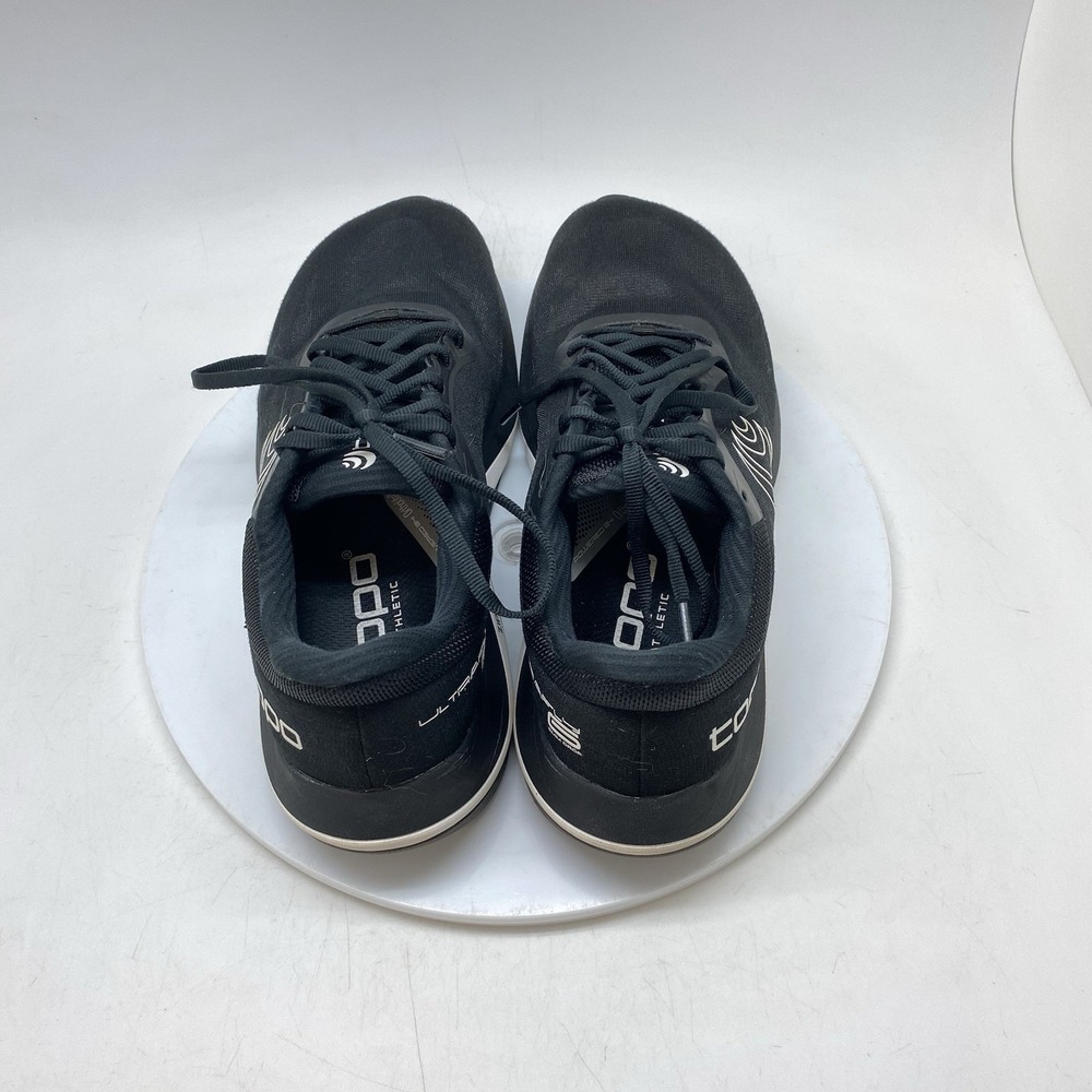 Topo Ultrafly 6 Athletic Womens 8 Black White Running Walk Gym Sneakers Shoes - Picture 5 of 10